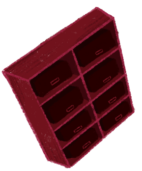 Photo archive shelf
